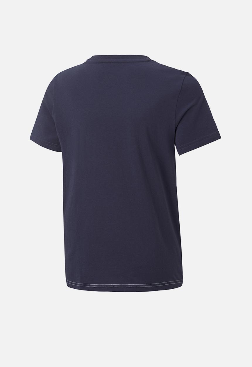 PUMA - Ess+ colourblock tee b - peacoat