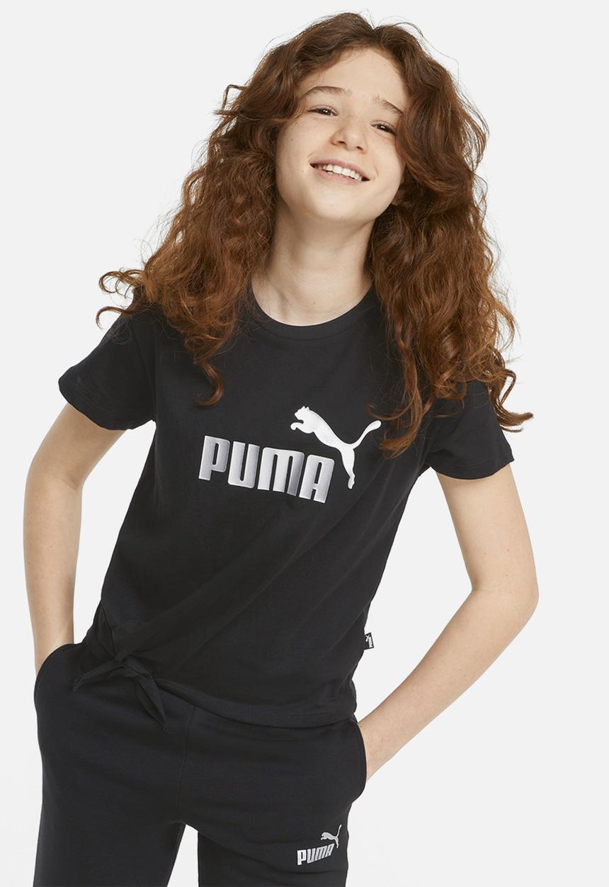 PUMA - Ess+ logo knotted tee g - puma black