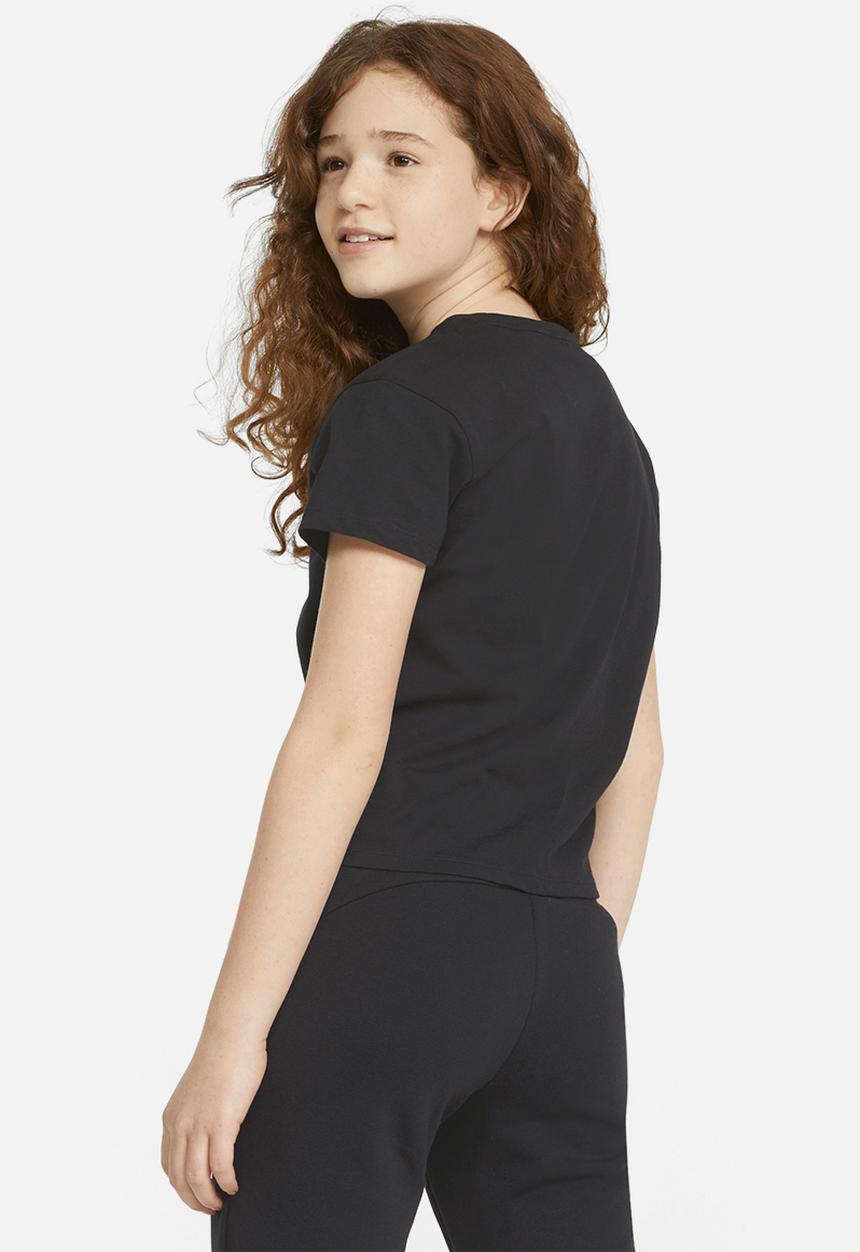 PUMA - Ess+ logo knotted tee g - puma black