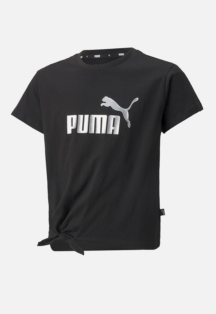 PUMA - Ess+ logo knotted tee g - puma black
