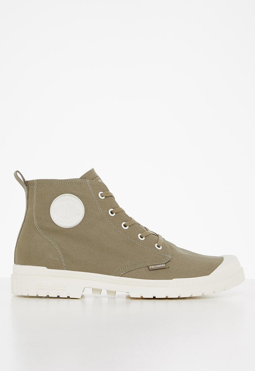 Palladium - Pampa sp20 hi cvs -  dusty green/marshmallow