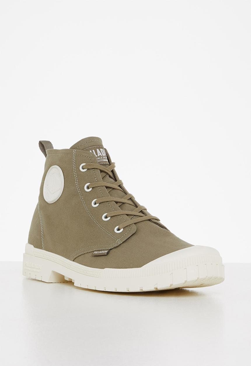Palladium - Pampa sp20 hi cvs -  dusty green/marshmallow