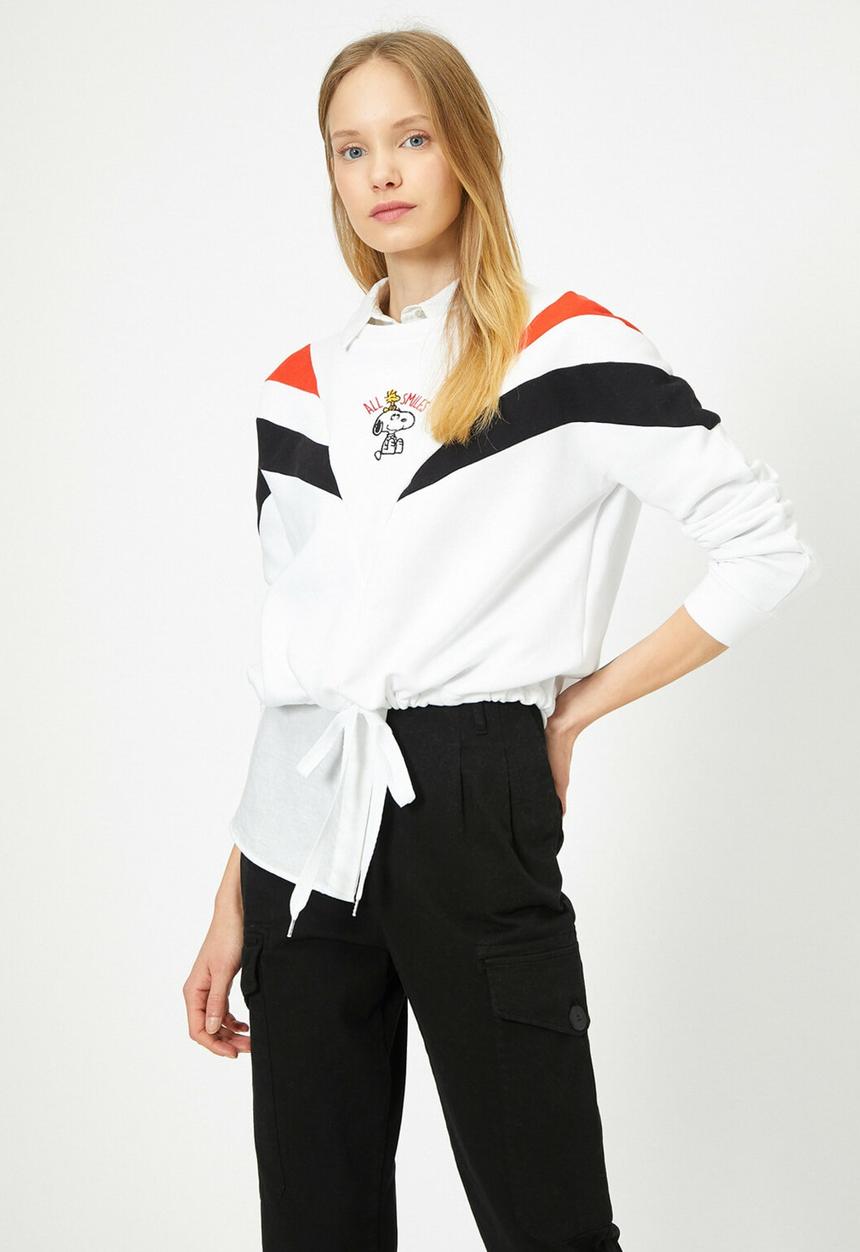 Koton - long sleeve sweatshirt - ecru