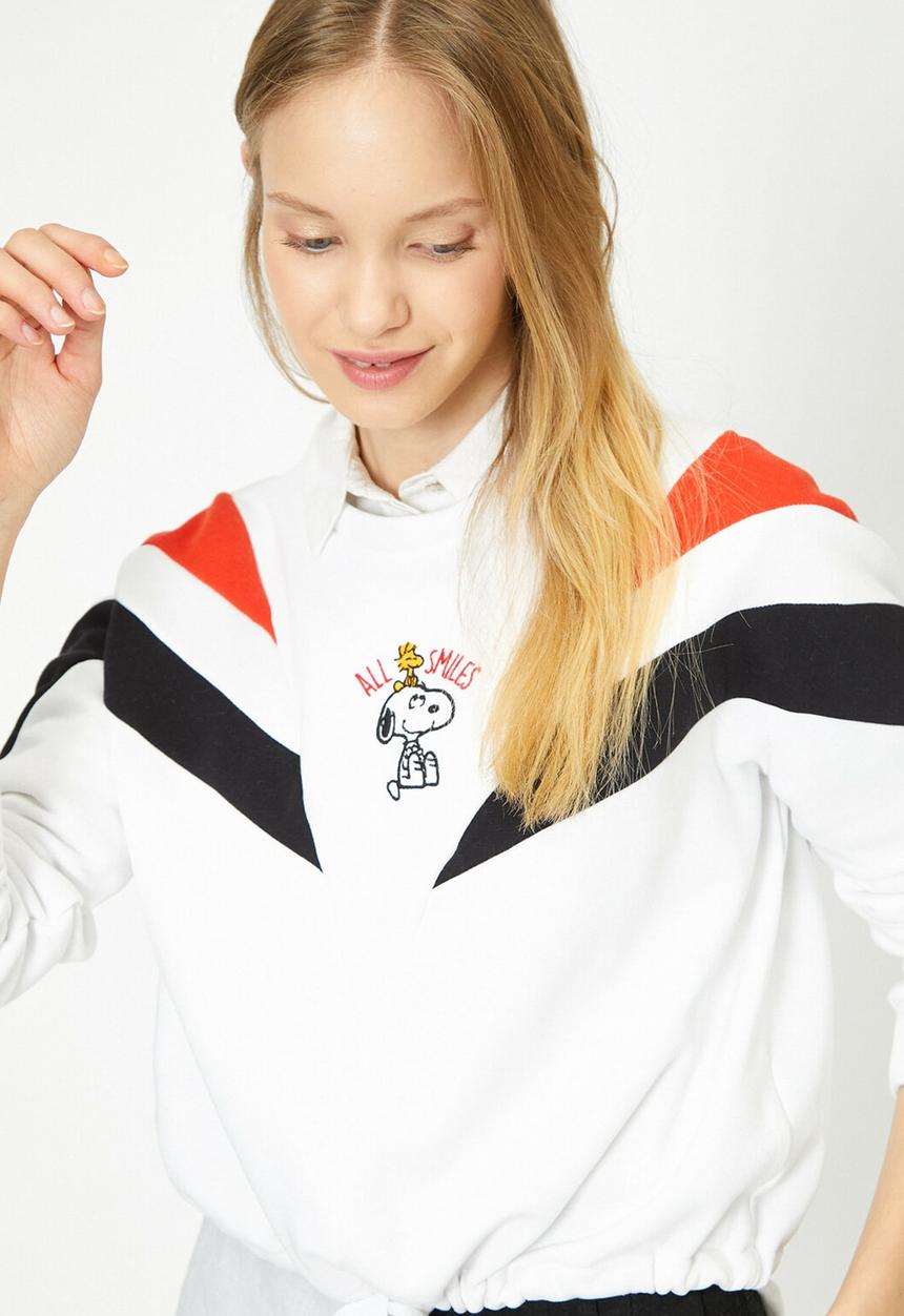 Koton - long sleeve sweatshirt - ecru