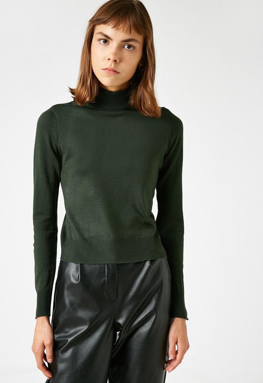 Koton - long sleeve sweater - green