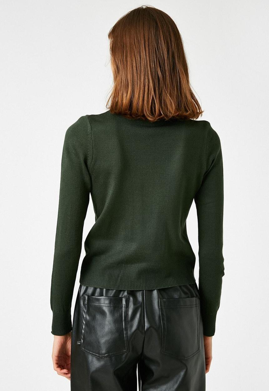 Koton - long sleeve sweater - green