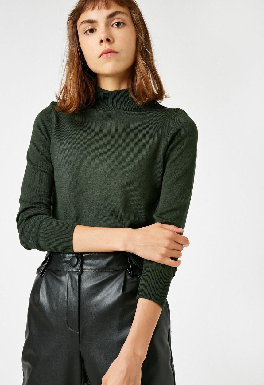 Koton - long sleeve sweater - green