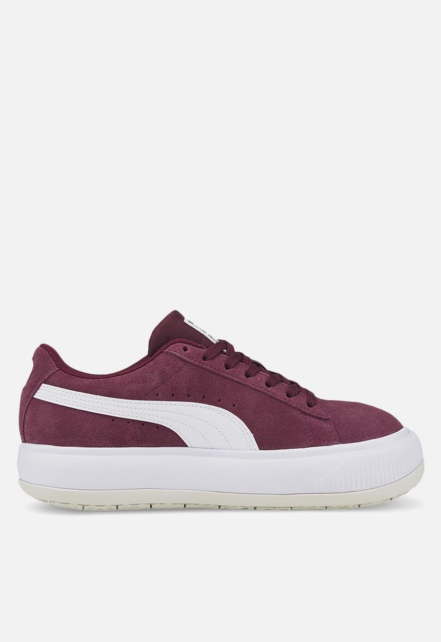 PUMA - Suede mayu - grape wine-puma white-vaporous gray