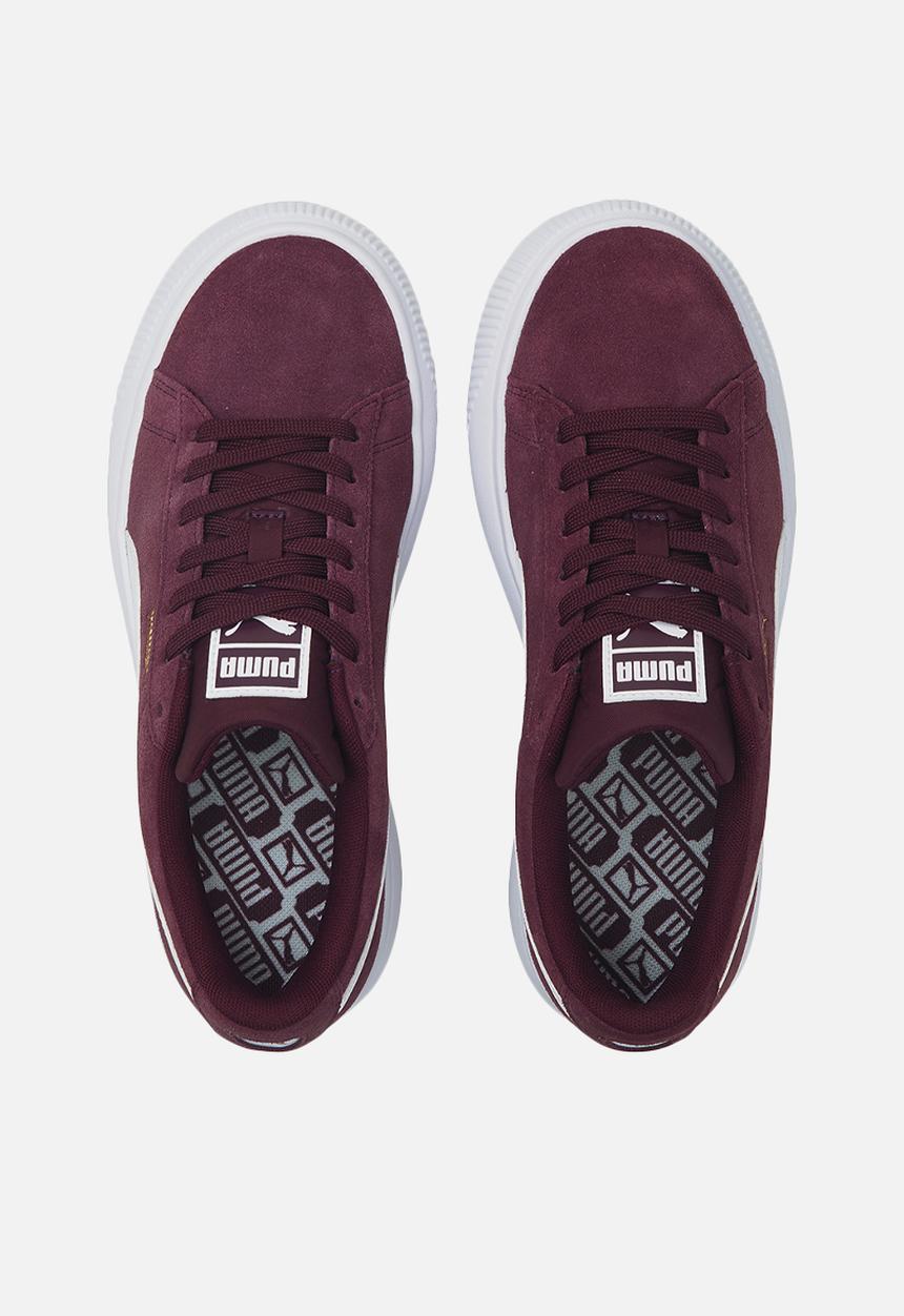 PUMA - Suede mayu - grape wine-puma white-vaporous gray
