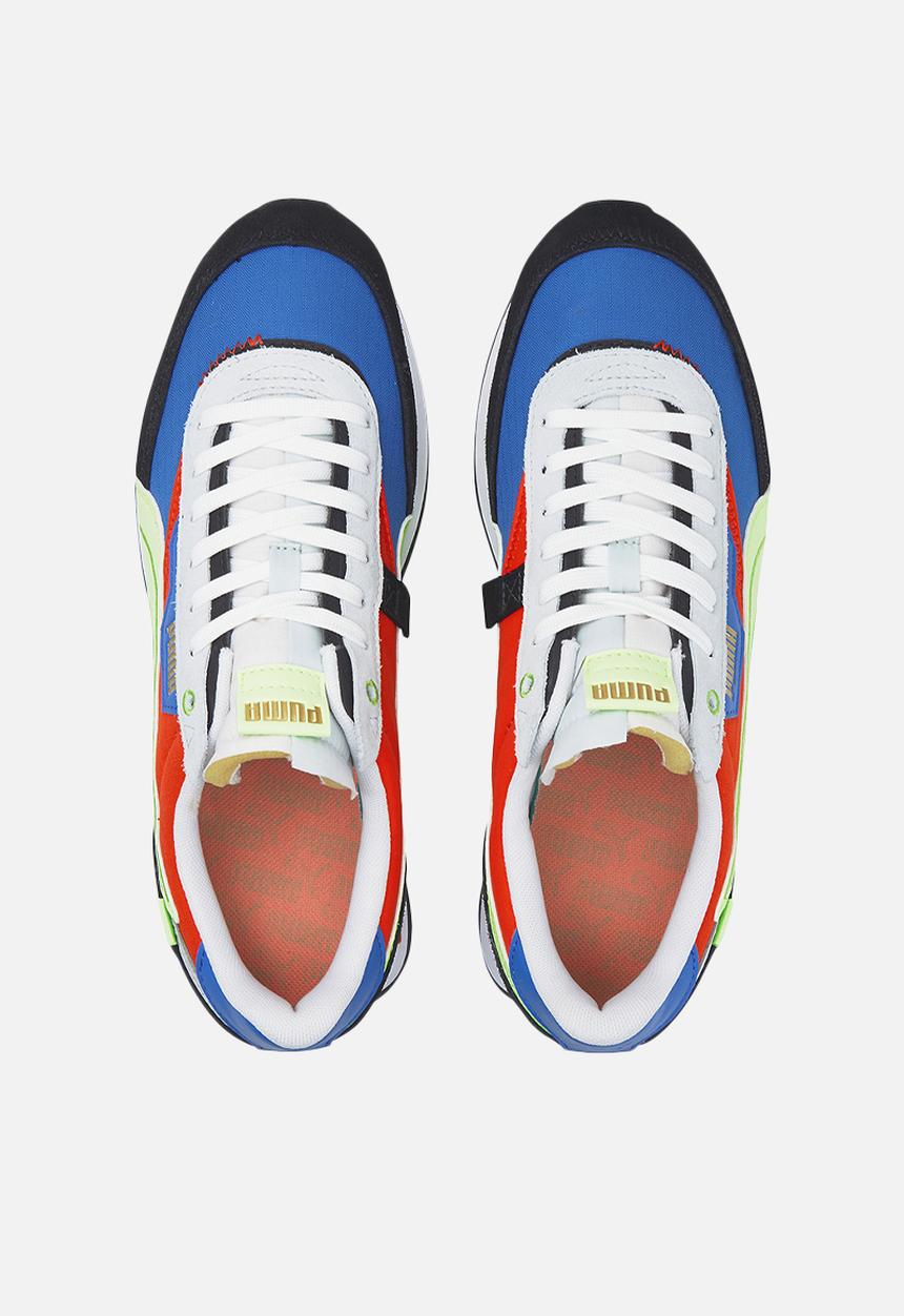 PUMA - Future rider displaced - victoria blue-fizzy lime