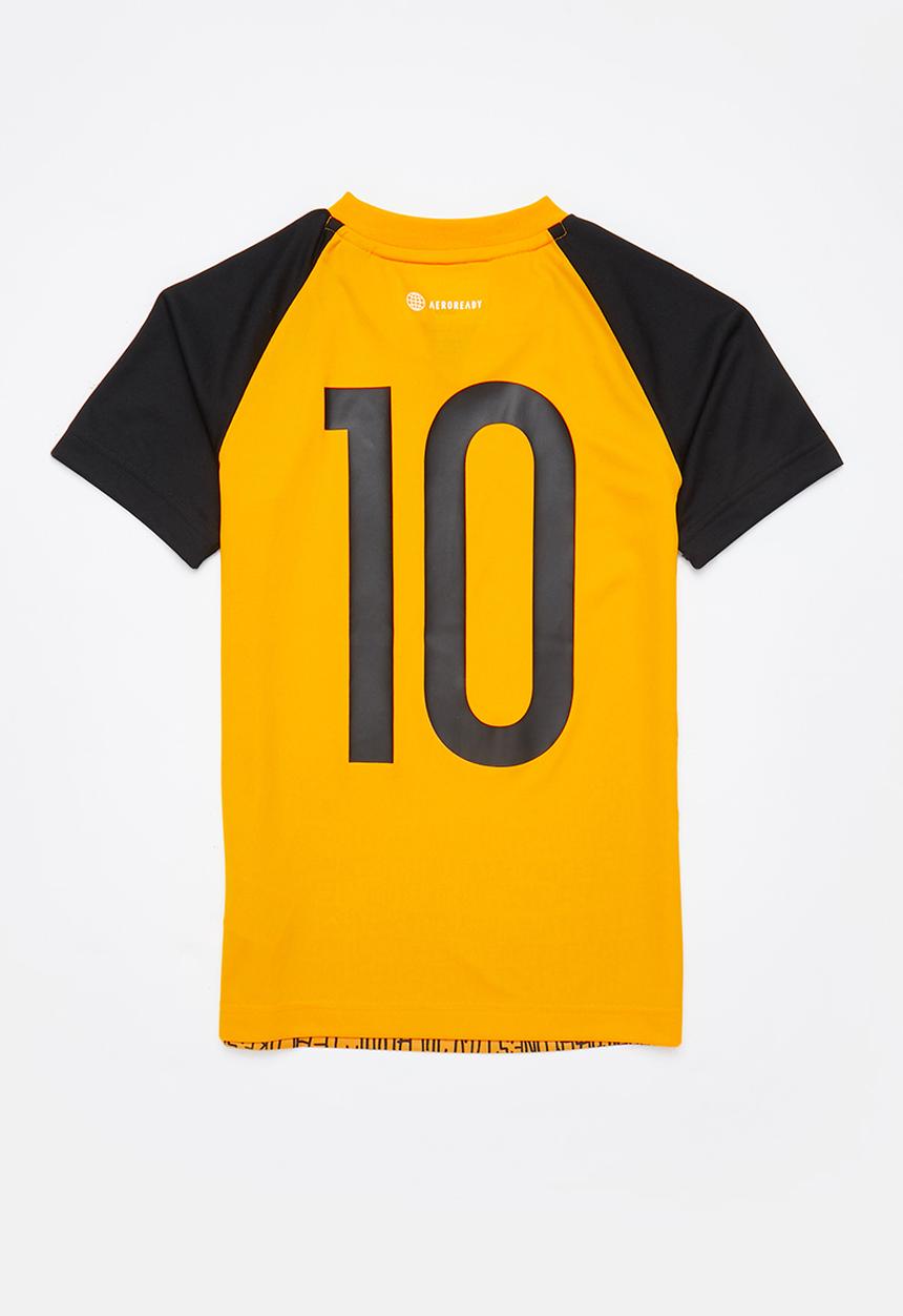 adidas Originals - Messi 10 jersey - semi solar gold & black