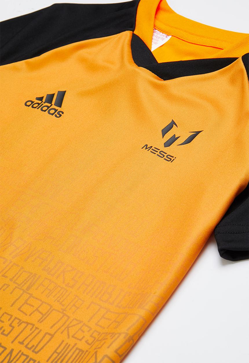 adidas Originals - Messi 10 jersey - semi solar gold & black