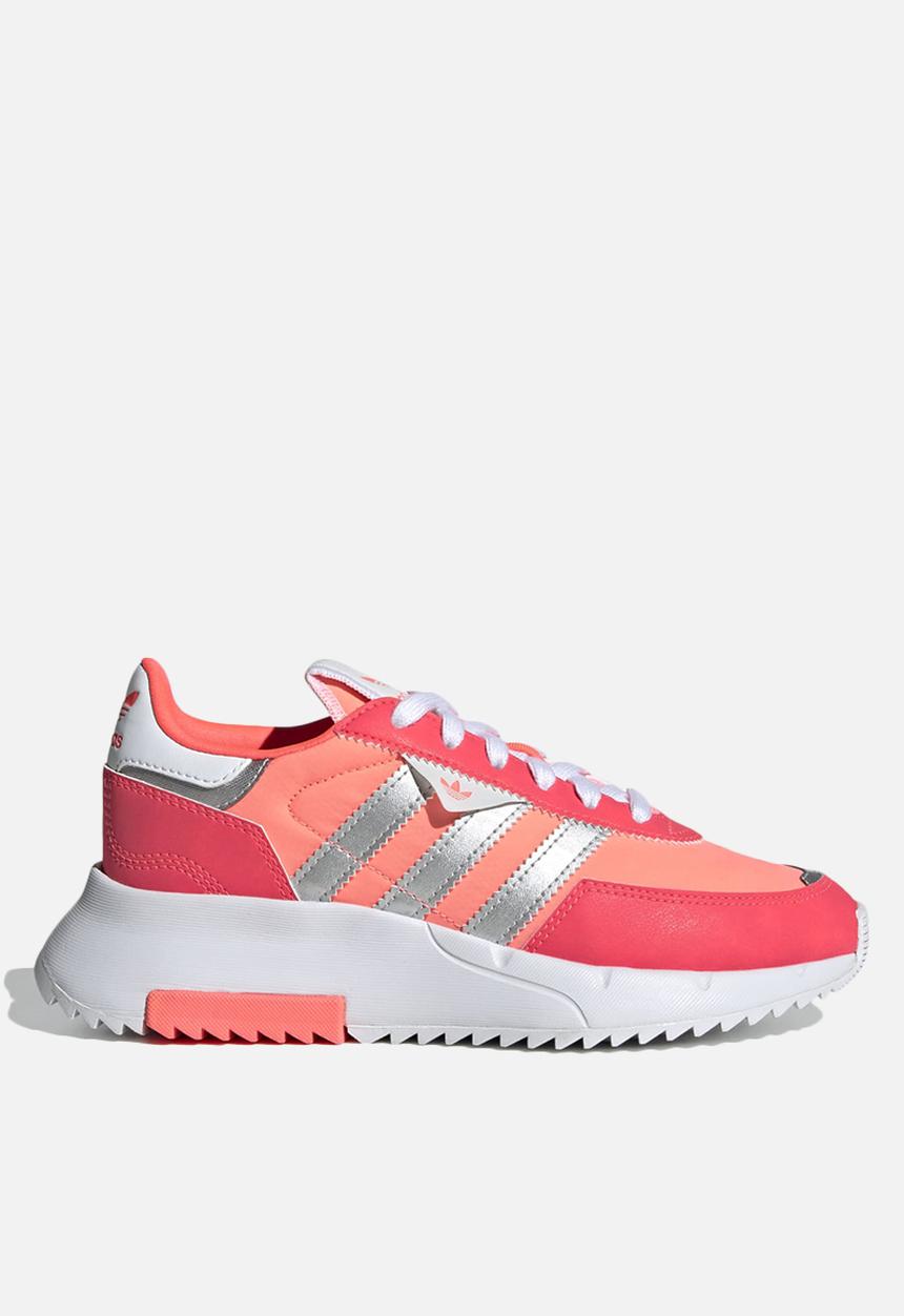 adidas Originals - Retropy f2 j - acid red/silver met./turbo