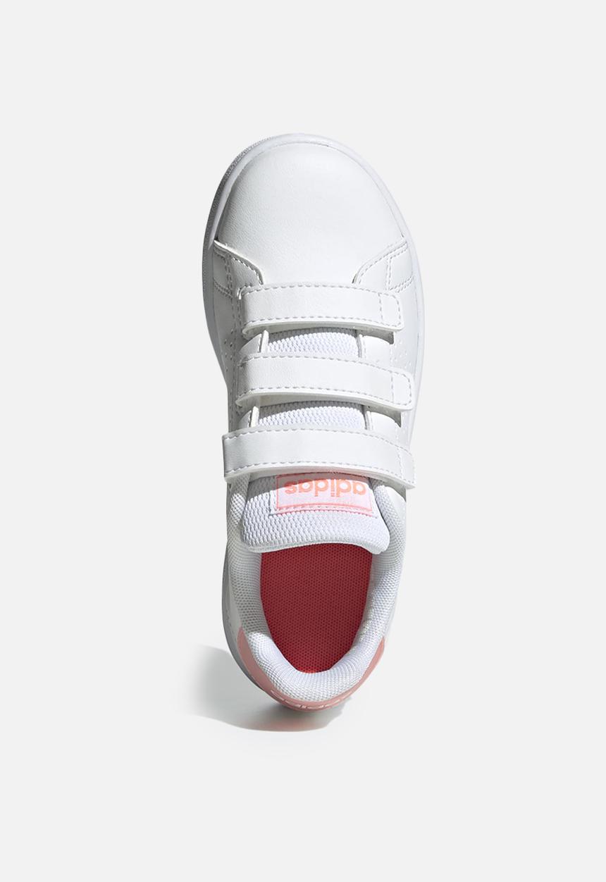 adidas Performance - Advantage cf c - ftwr white/ftwr white/acid red