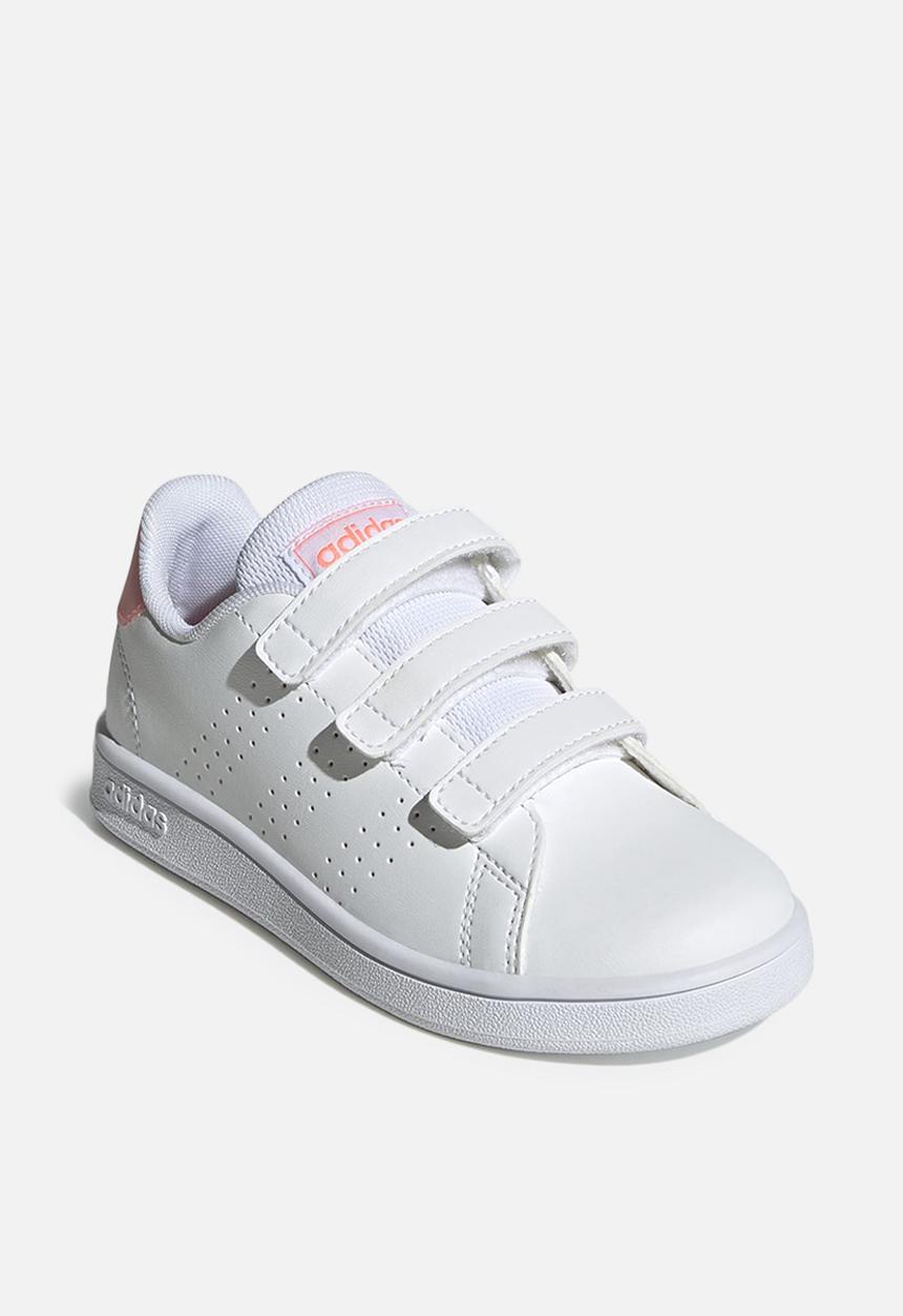 adidas Performance - Advantage cf c - ftwr white/ftwr white/acid red