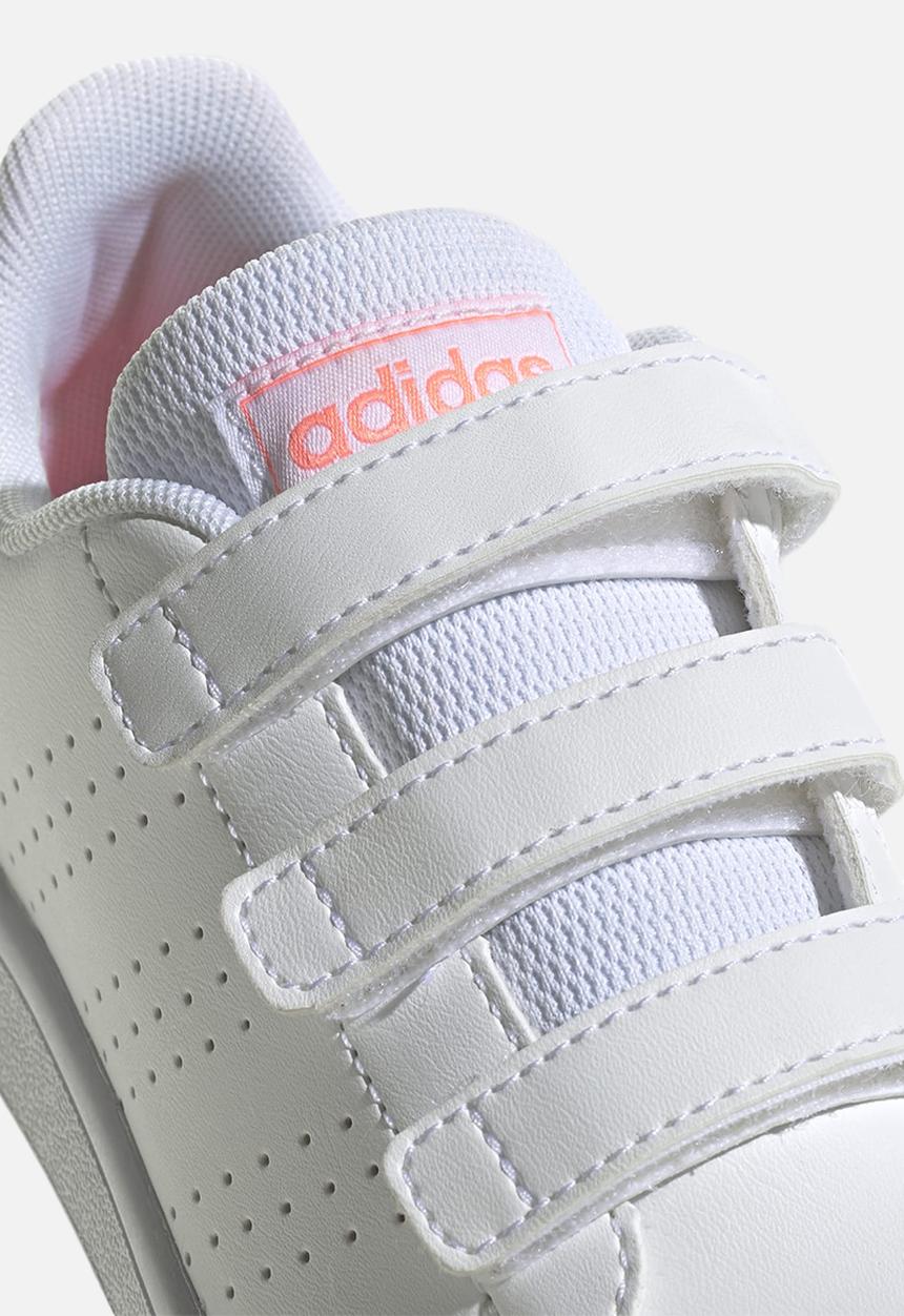 adidas Performance - Advantage cf c - ftwr white/ftwr white/acid red