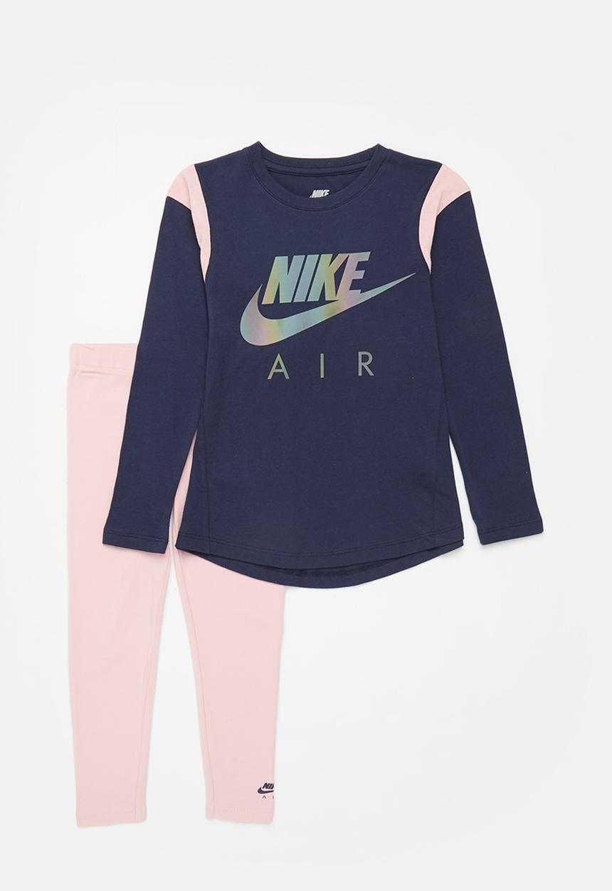 Nike - Nkg air legging set - pink glaze & navy