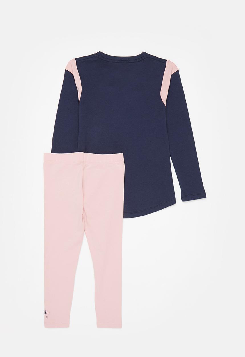 Nike - Nkg air legging set - pink glaze & navy