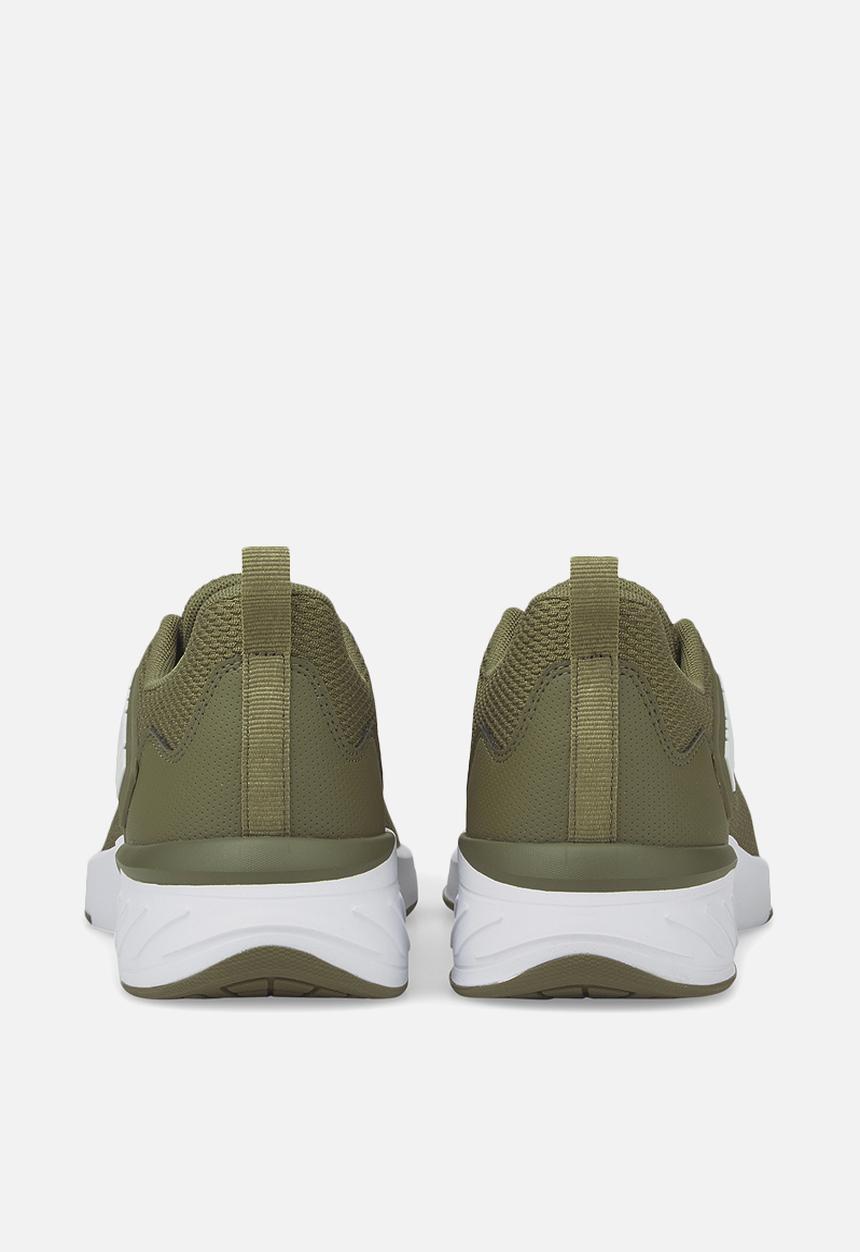 PUMA - Erupter - dark green moss-puma white