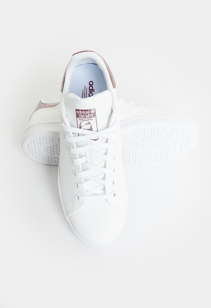 adidas Originals - Stan smith j - ftwr white/ftwr white/quiet crimson