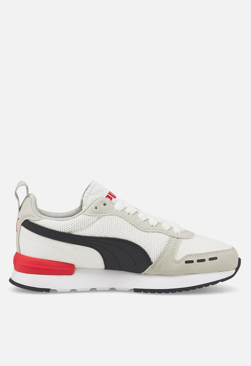 PUMA - Puma r78 junior - puma white-puma black-high risk red