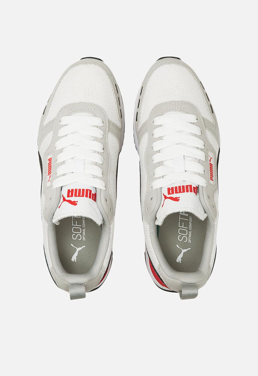 PUMA - Puma r78 junior - puma white-puma black-high risk red