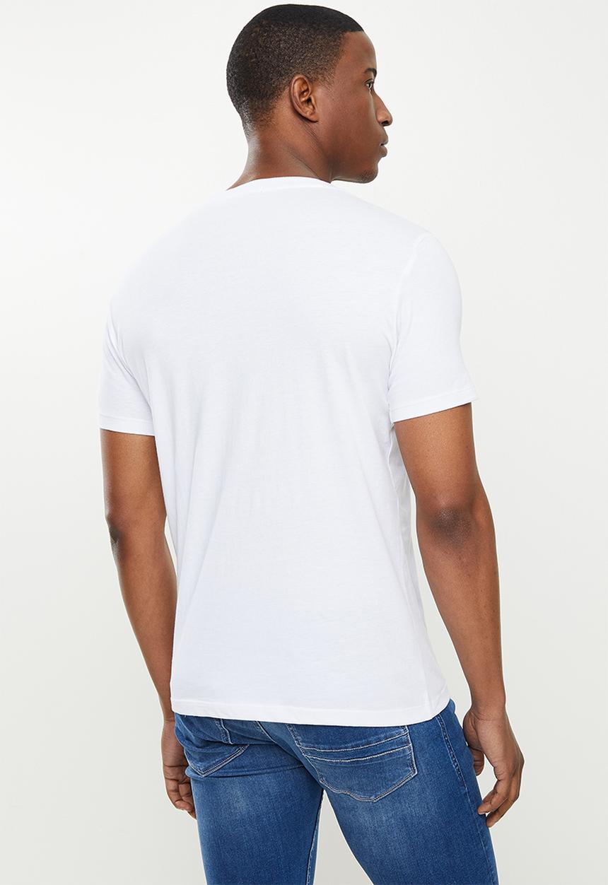 Replay - Replay logo tee - white