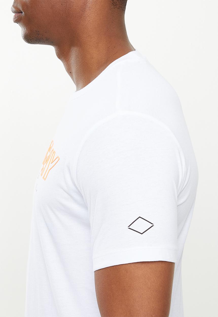 Replay - Replay logo tee - white