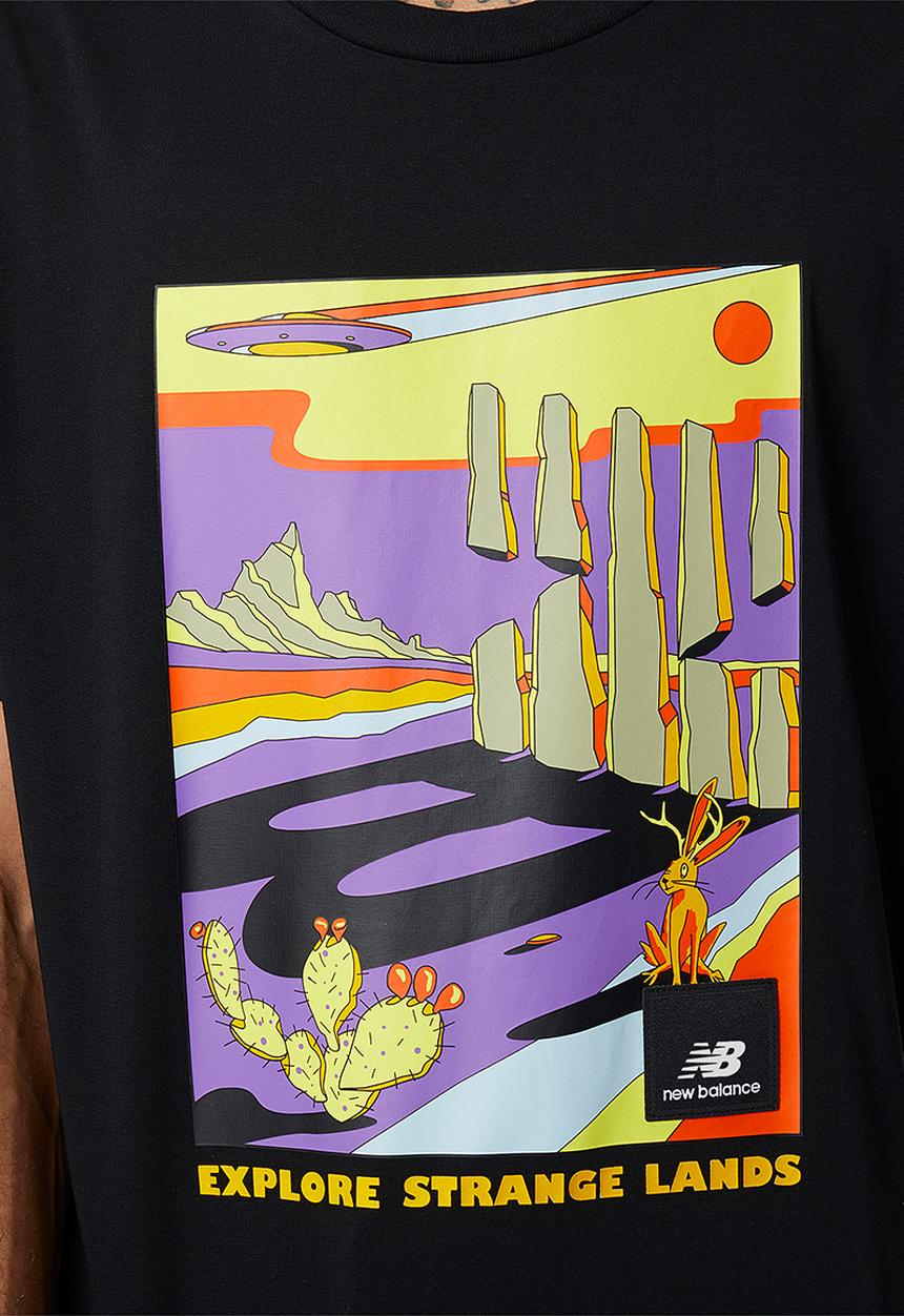 New Balance  - NB All Terrain Graphic T-Shirt - Black