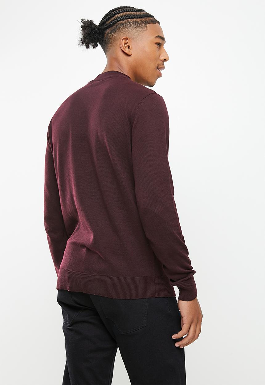 Brave Soul - Turtle neck knit - oxblood