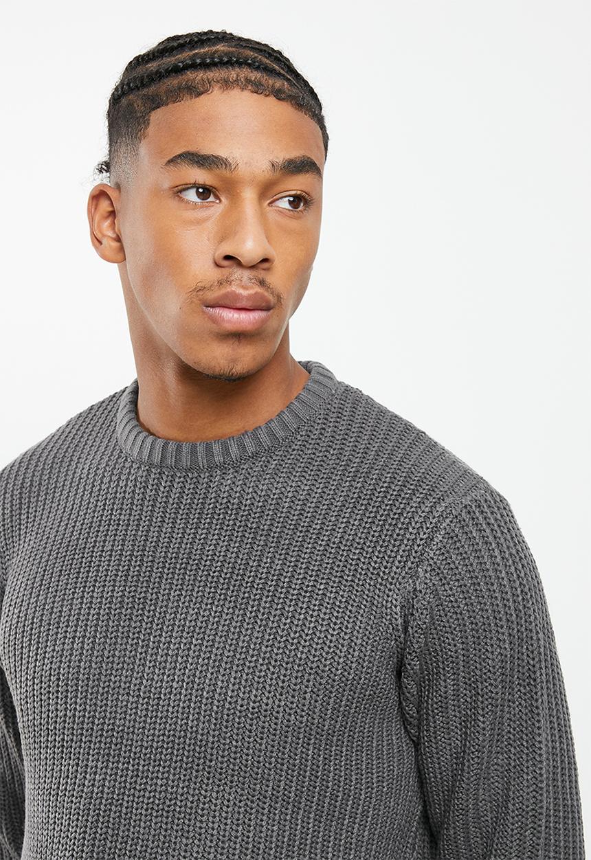 Brave Soul - Binarys knit - slate grey