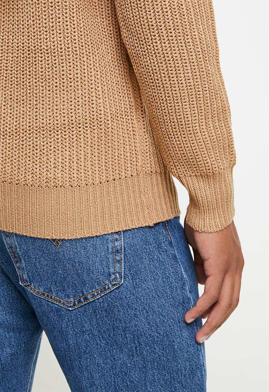 Brave Soul - Binarys knit - beige