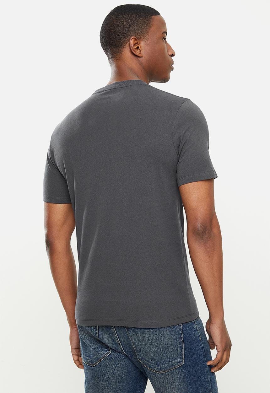 Replay - Essential logo tee - charcoal