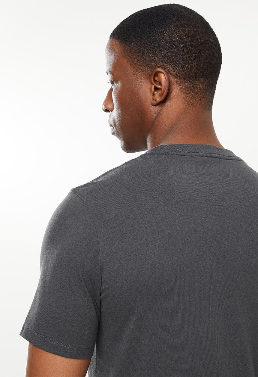 Replay - Essential logo tee - charcoal