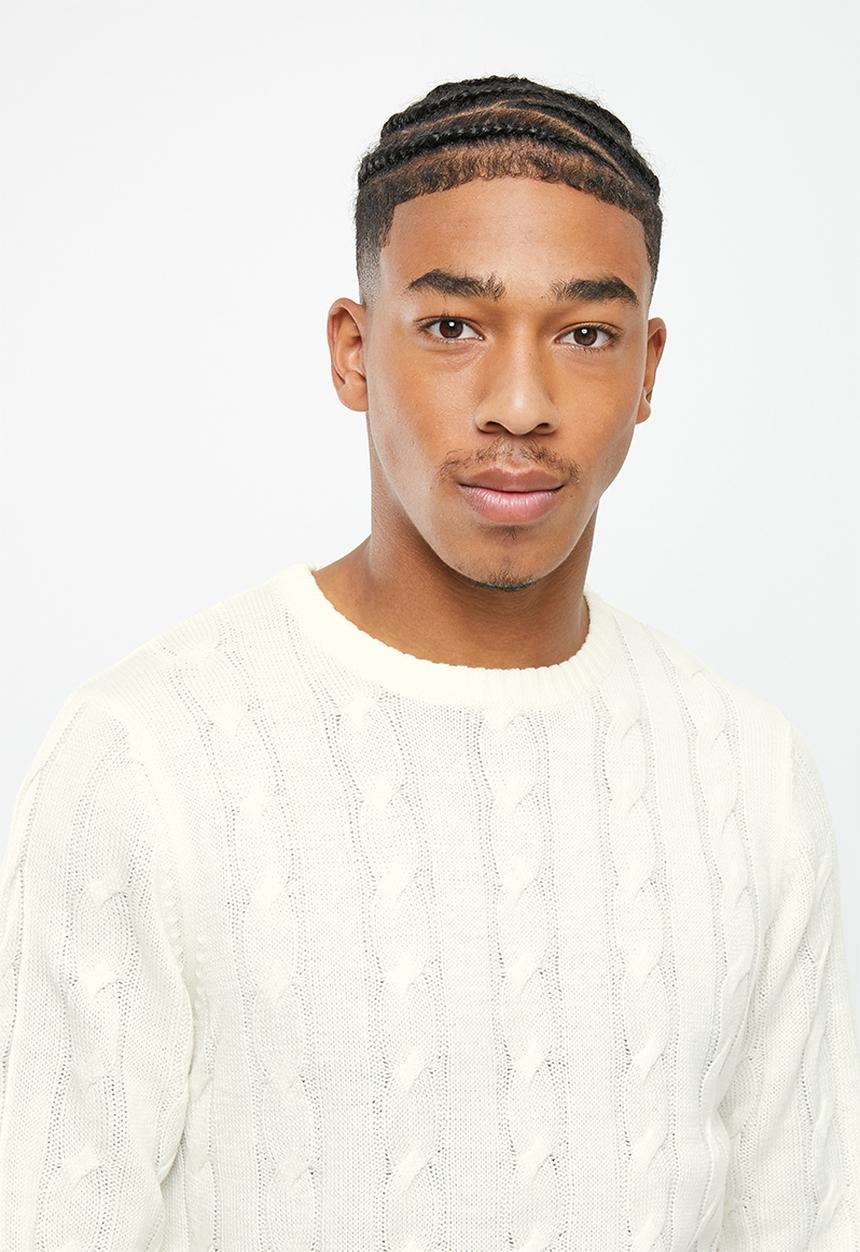 Brave Soul - Maoc knit - white