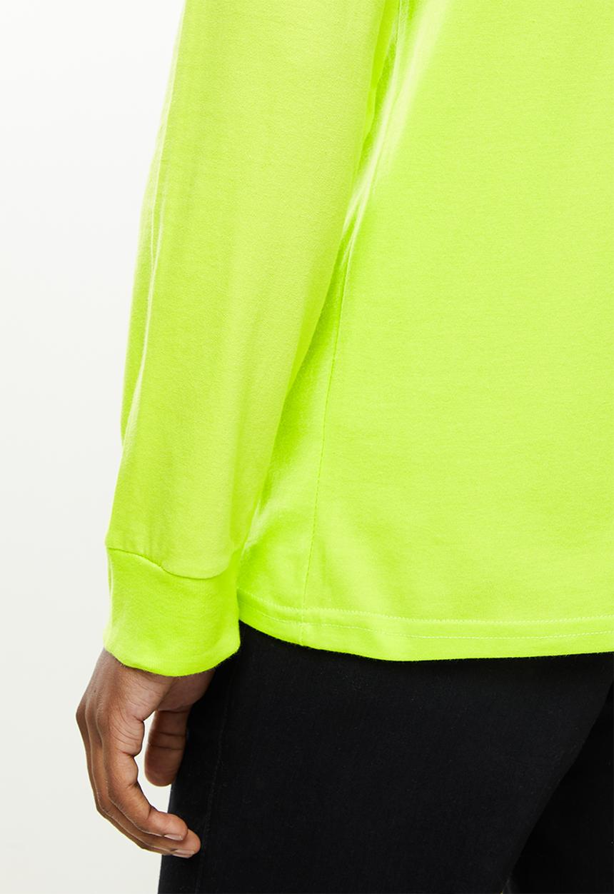 Fox - Paddox  Long Sleeve Tee - Fluro Yellow