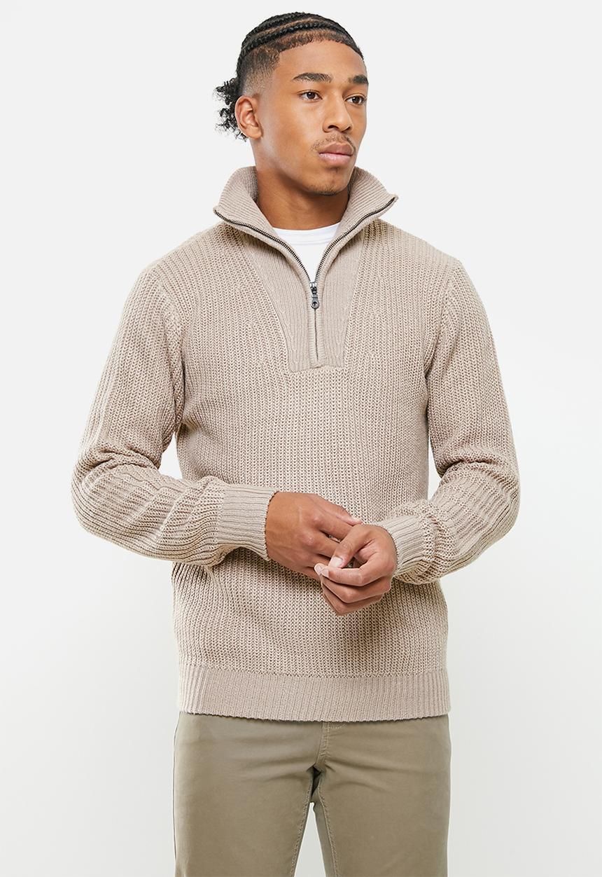 Brave Soul - Gilchrist knit - light beige