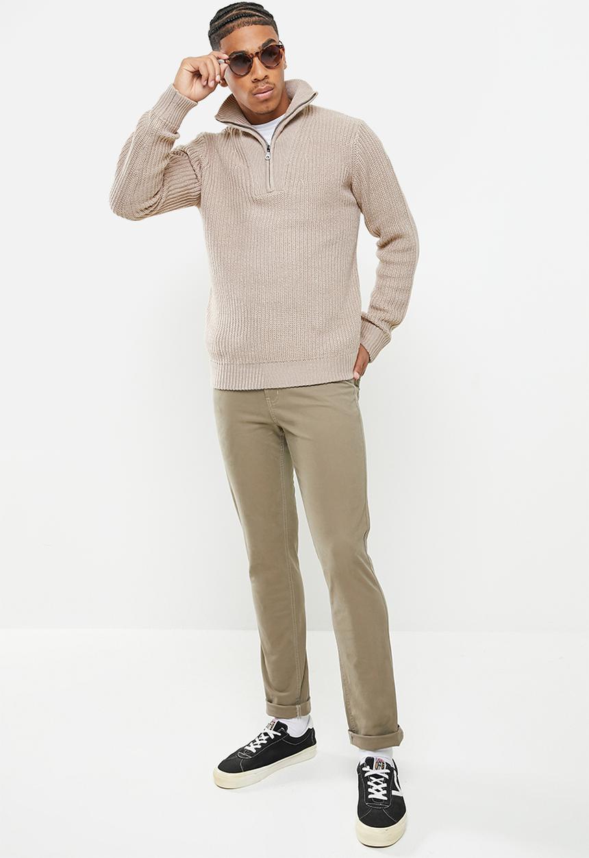 Brave Soul - Gilchrist knit - light beige