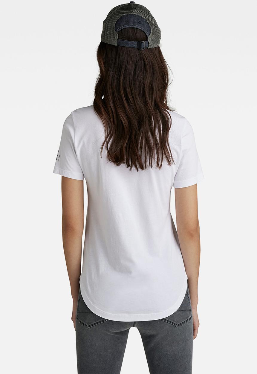 G-STAR - Mysid r t optic slim short sleeve c - white