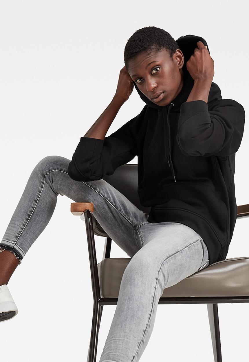 G-STAR - Premium core 2.0 hooded sweater - black