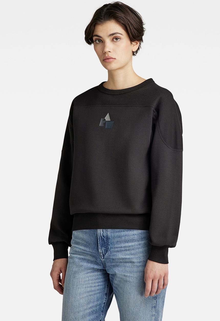 G-STAR - Graphic insert r sweat - black
