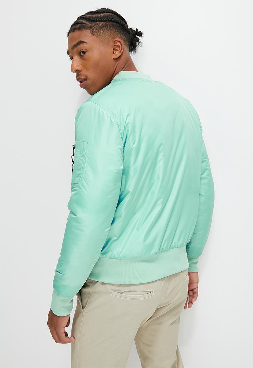 STYLE REPUBLIC - Padded ma1 bomber jacket - sage green