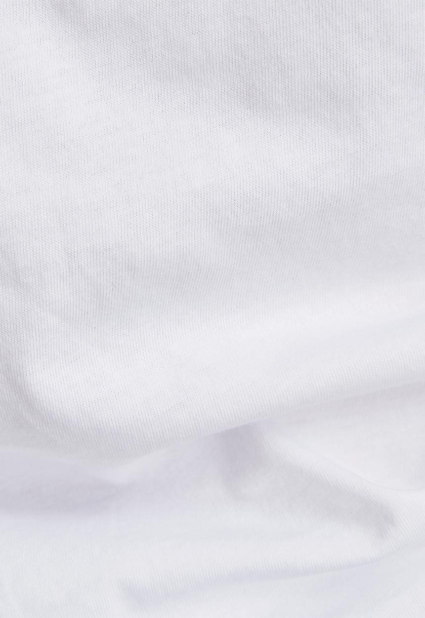 G-STAR - Eyben slim short sleeve v t - white