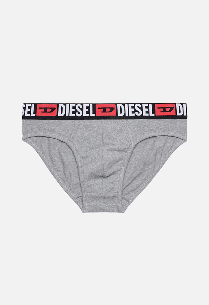 Diesel  - Umbr-andre three pack briefs - red, grey & black