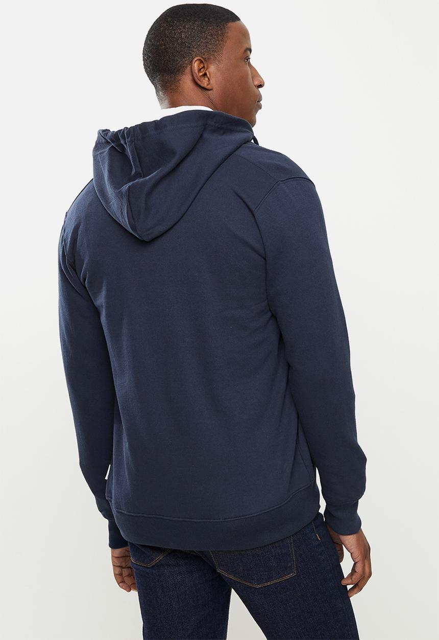 Ben Sherman - Target emb zip thru hoody - navy