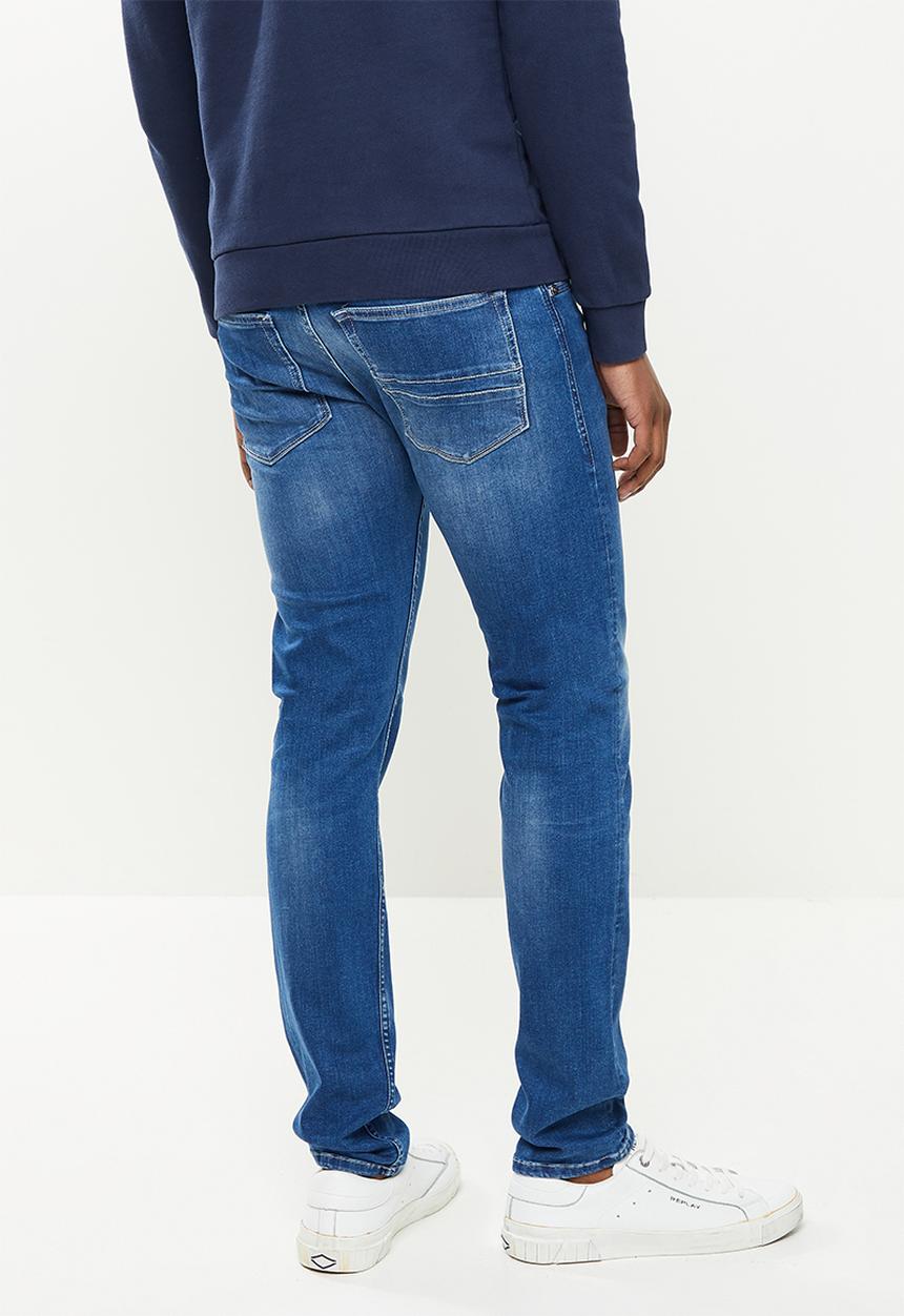 Replay - Titanium skinny jeans - mid blue