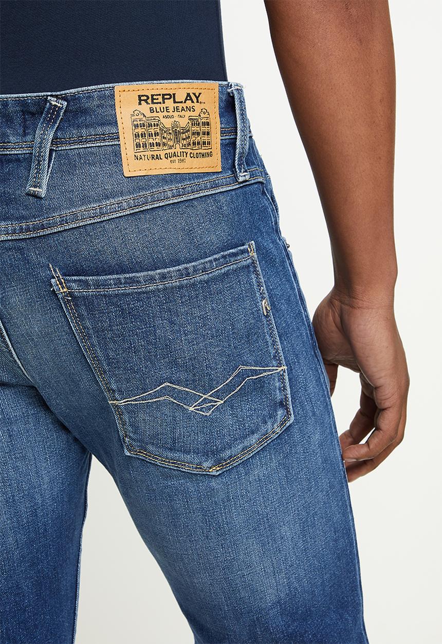 Replay - Slim fit denim jeans - blue