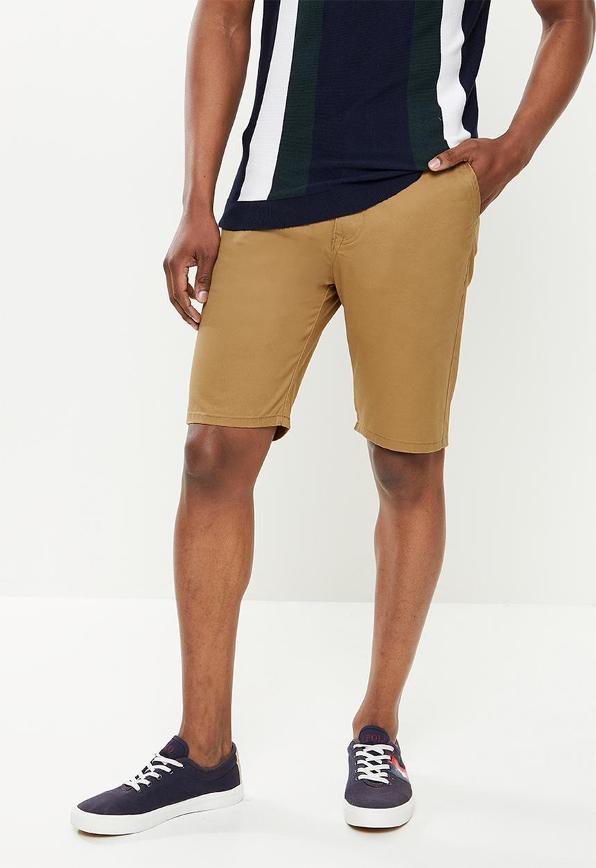 SOVIET - M raffaello cotton short  - caramel