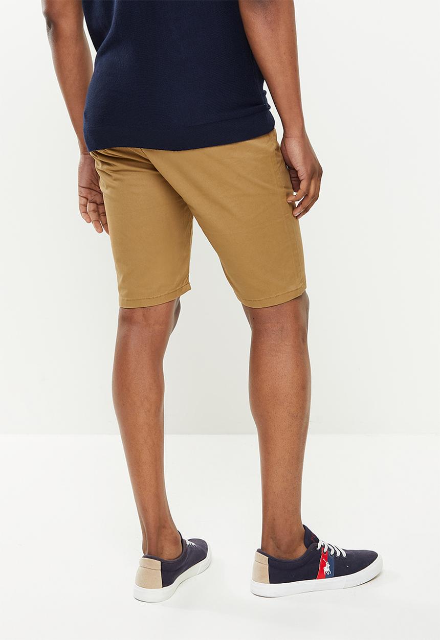 SOVIET - M raffaello cotton short  - caramel