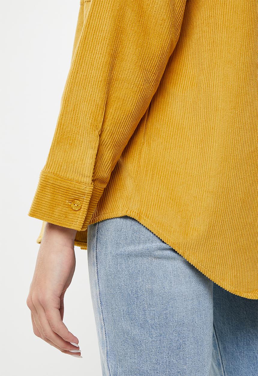 Cotton On - The lightweight cord shacket - champagne sparkle